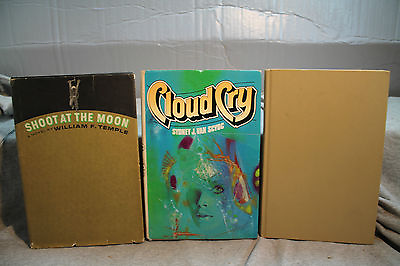 #ad lot vtg old Sci Fi CLOUD CRY SHOOT AT THE MOON MARTIANS GO HOME FREDRIC BROWN $17.00