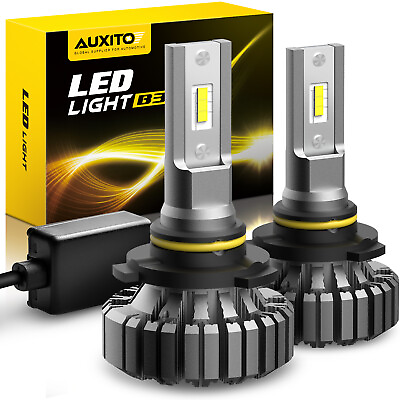 #ad 2x AUXITO 9005 LED Headlight Bulbs High Beam Conversion Kit White Super Bright $29.99