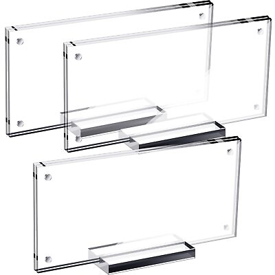 #ad Acrylic Bill Display Currency Frame for Collectors Paper Money Protector $25.58