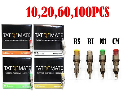 #ad 102060100 pcs Disposable Sterile Tattoo Needle amp; Needle Cartridge RLRSM1RM $49.99