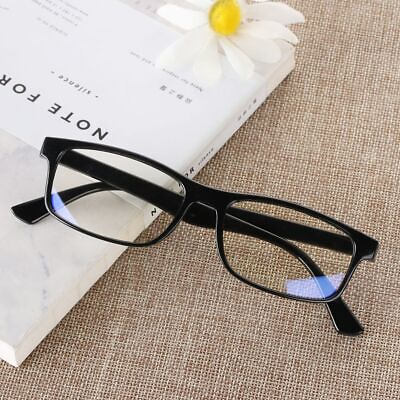 #ad Rectangle Gaming Glasses UV400 Anti Blue Rays Glass PC Material Fashion Eyewear $11.28