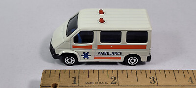 #ad White Ambulance Van Majorette Sonic Flashers Light Sound Rare Vintage $11.87