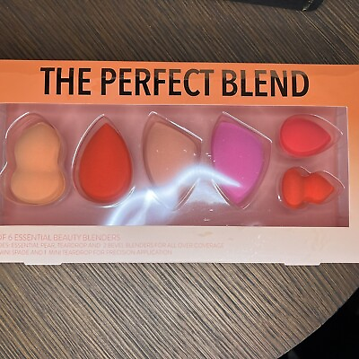 #ad The Perfect Blend Makeup Blender Sponge Set Of 6 Essential Beauty Blenders $15.99