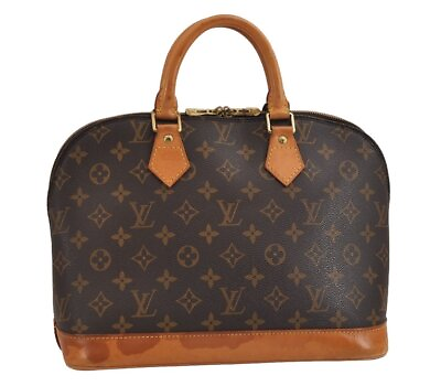 #ad Authentic Louis Vuitton Monogram Alma Hand Bag Purse M51130 LV 2732J $680.00