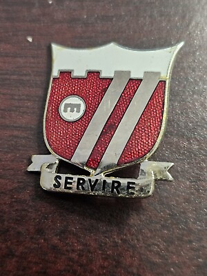 #ad WWII US Army German Made Engineer Battalion CB Badge Pin L@@K . $8.97