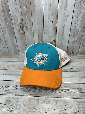 #ad NFL Miami Dolphins New Era 39 Embroidery Logo Baseball Hat Cap Adjustable $19.95