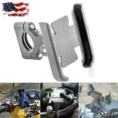 #ad Silver Cell Phone Holder USB Charger For Harley Touring Motorcycle USA $13.28