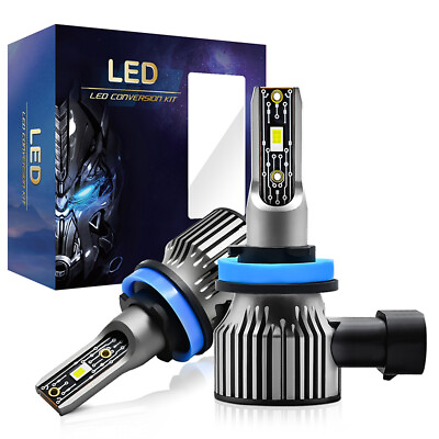 #ad 2X 12000LM LED Headlight Spotlight Fog Lamp Car Direct Insertion Front Headlamp $17.76