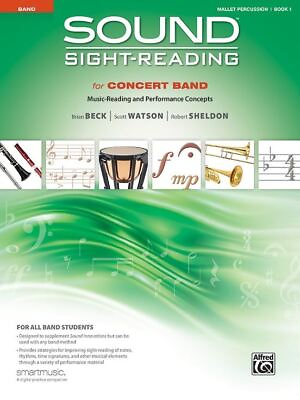 Sound Sight Reading for Concert Band Bk 1 Mallet Percussion $12.99