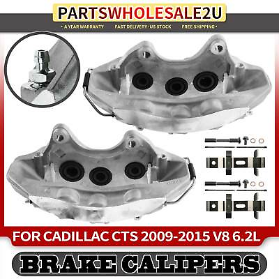#ad 2x Front Left amp; Right Disc Brake Caliper w 6 Piston for Cadillac CTS 2009 2015 $459.99