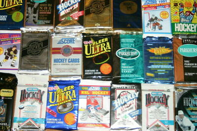 #ad Huge Lot 55 Vintage Hockey Cards Unopened Packs Total of 55 Card per lot NHL $9.99