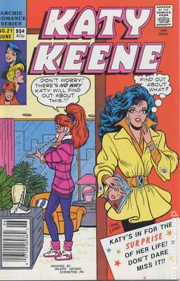 #ad Katy Keene Special #21 VG 4.5 1987 Stock Image Low Grade $5.30