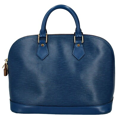 #ad LOUIS VUITTON Alma M52145 Epi WomenHandbag Toledo Blue Discontinued produc... $289.00