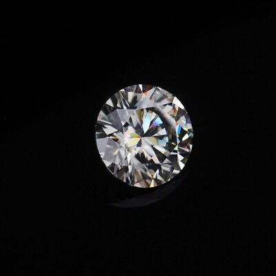 #ad 2 CT Natural White Diamond 8.5 mm Round Cut VVS1 D Color GDGL Certified G 1 $50.70