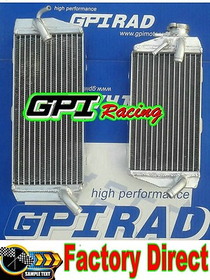 #ad RHamp;LH KAWASAKI KXF450 KX450F KX 450 F 06 08 07 2006 2007 Aluminum radiator $75.00