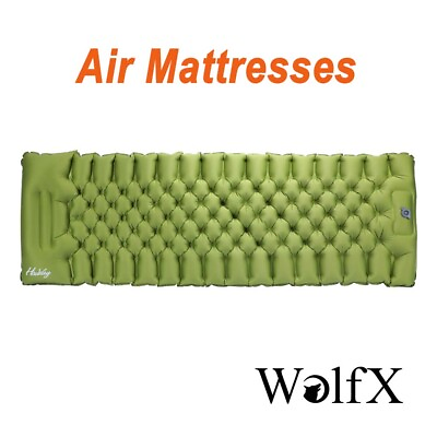 #ad Inflatable Sleeping Pad Portable Air Mattresses Camping Mat Moisture Proof Thick $32.99