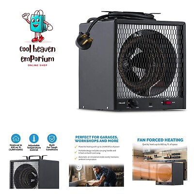#ad Portable Heater 240V Portable Electric Garage Heater Heats Up to 600 sq. ft. ... $215.99