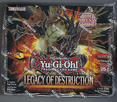#ad YuGiOh Legacy of Destruction Booster Box English Factory Sealed $68.97