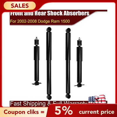 #ad 2WD Front and Rear Shock Absorbers Assembly fit for 2002 2008 Dodge Ram 1500 $37.29