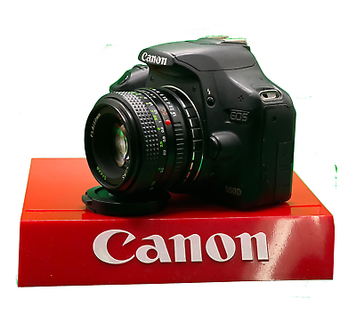 #ad 50mm F 1.8 MANUAL AUTOMATIC HD PORTRAIT MACRO LENS LENS FOR CANON EOS REBEL DSLR $69.75