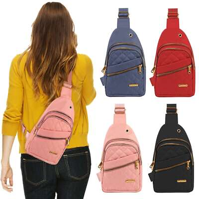 Women Sling Bag Chest Fanny Packs Cross Body Travel Shoulder Backpack Sports $8.55
