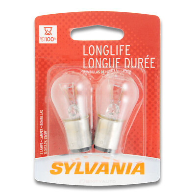 #ad Sylvania Long Life 2 Pack 7225LL Light Bulb Brake Tail Side Marker jm $8.00