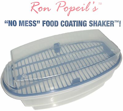#ad Ron Popeil#x27;s No Mess Food Coating Shaker All In One Kitchen Breader Batter Bowls $25.99