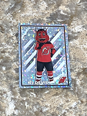#ad 2022 23 Topps Foil Mascot Little Devil New Jersey Devils NHL Hockey Sticker #292 $2.95