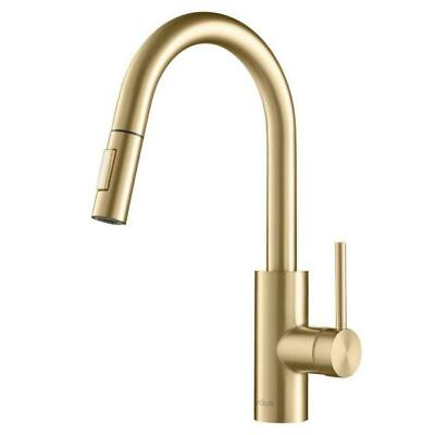 #ad Kraus KPF 2620BB Oletto Single Handle Pull Down Kitchen Faucet OPEN BOX $179.95