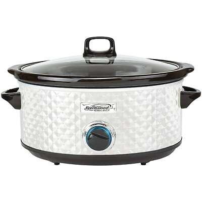 #ad Brentwood Appliances SC 157W 7 Quart Slow Cooker Pearl White $63.00
