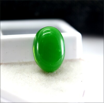 #ad 7.00 Ct Certified Unheated Untreated Natural Cabochon Emerald Gemstone E1912 $17.99