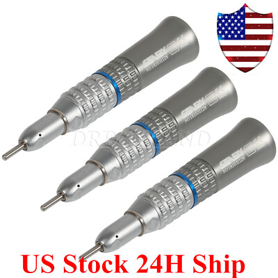 #ad 3Pcs NSK Style E type Dental Straight Nose Cone Slow Low Speed Handpiece $39.00