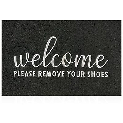 #ad Welcome Outdoor Mat Please Remove Your Shoes Non Slip Door Mat for Entryway $31.65