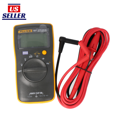#ad #ad FLUKE 101 Basic Digital Multi meter Portable Meter ACDC Volt Tester Industrial $56.98