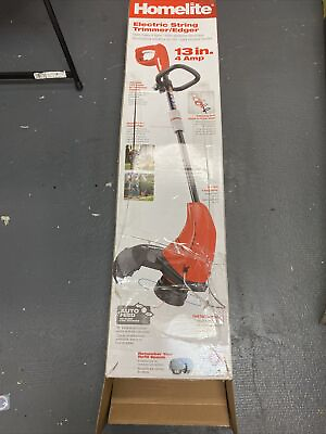#ad HOMELITE 13 in 4 Amp Straight Electric String Trimmer Edger CORDED $64.95