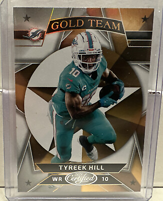#ad 2023 Panini Certified Tyreek Hill Gold Team Miami Dolphins #GT 5 $1.99