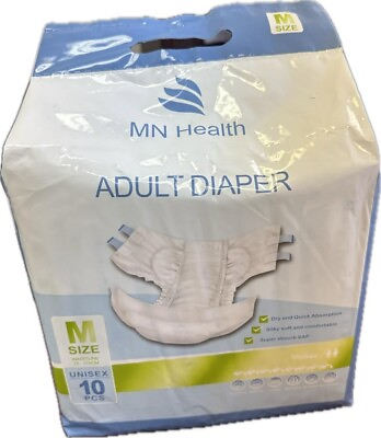 #ad Premium Adult Diapers Ultimate Comfort and Protection Size M 10 pcs per pack $12.45