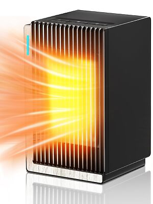 #ad Space Heater Space Heaters for Indoor Use 1200W Two Speed Adjustment Cerami... $23.73