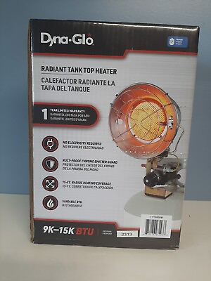 #ad Dyna Glo Radiant Tank Top Heater 15000 BTU Propane $29.99
