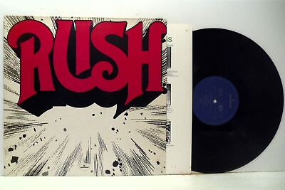 #ad RUSH rush self titled LP EX EX PRICE 18 vinyl album hard rock 1983 reissue $94.07