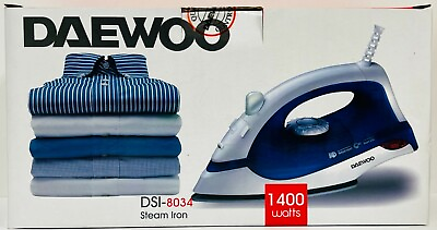 #ad Daewoo 220 Volt Steam Iron 220v for Export Overseas Use 1400W DSI 8034 $36.95