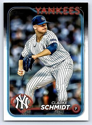 #ad 2024 Topps Clarke Schmidt #264 New York Yankees BASEBALL Card $3.99