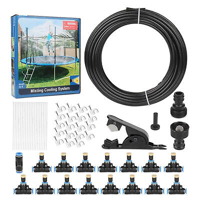 #ad DIY 6M 15M Water Misting Cooling System Misters For Outside PatioOutdoor $35.99