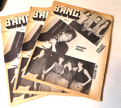 #ad Bang Magazine Issue 4 1983 HTF $10.99