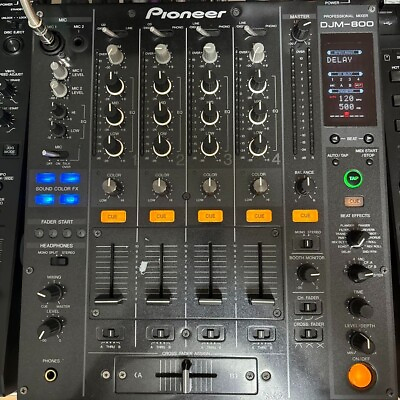 #ad Pioneer DJ DJM 800 4 channel High end Digital Mixer Black DJM800 Used From Japan $675.80