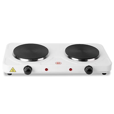 #ad 2000W Portable Electric Double Burner Hot Plate Cooktop Kitchen Cooking Stove US $39.99