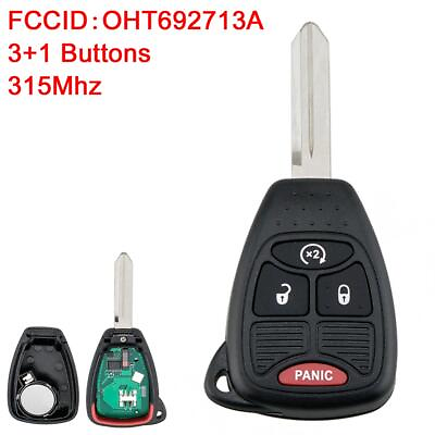 #ad 315Mhz OHT692713A Remote Key Fob Fit for Jeep Wrangler 2009 2018 Compass 12 2016 $18.32