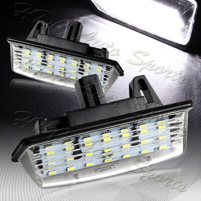 #ad For Nissan Murano Rogue Pathfinder White 21 SMD LED License Plate Lights Lamps $13.99