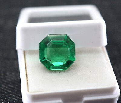 #ad 10.00 Ct Certified Natural Unheated Zambian Octagon A Cut Loose Gemstone E2032 $26.03