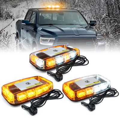 #ad Xprite LED Strobe Light Car Truck Rooftop Emergency Safety Warning Flash Beacon $29.99